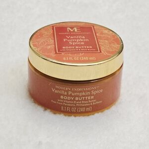 Vanilla Pumpkin Spice Body Butter Lotion Modern Expressions NO Parabens 8.1 oz